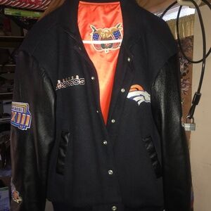Vintage Jeff Hamilton Denver Broncos Super Jacket